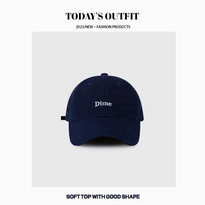 Black Embroidered Baseball Cap for Men Women