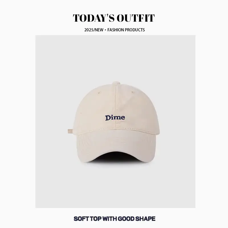 Black Embroidered Baseball Cap for Men Women
