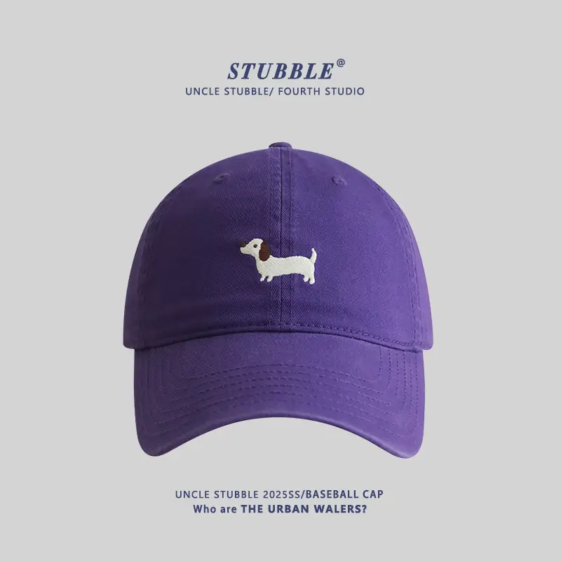 2025 New Puppy Embroidered Blue Baseball Cap - Image 8