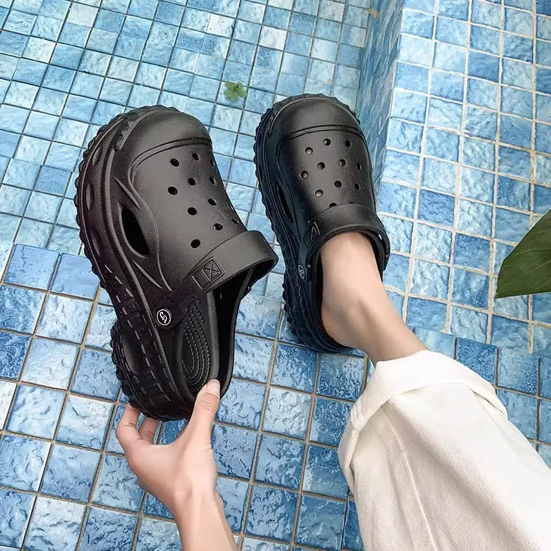 Korean Style Atmospheric Distinctive Two-Wear Sandals and Slippers Women's Spring and Summer Breathable Wet Beach Cave Shoes Non-Slip All-Match - Image 6