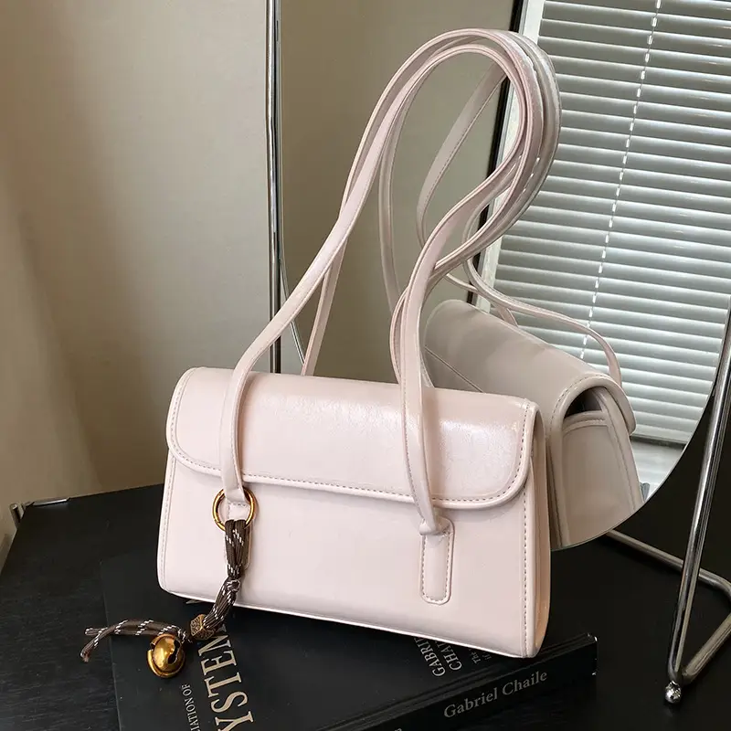 Light Blue Square Shoulder Bag for Women 2024