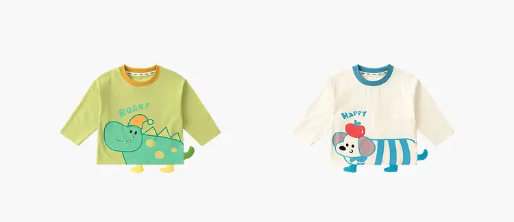Dudu Baby Pink Long Sleeve T-Shirt with Cat Print — feature 13