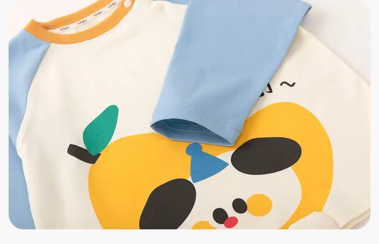 Dudu Baby Pink Long Sleeve T-Shirt with Cat Print — feature 45