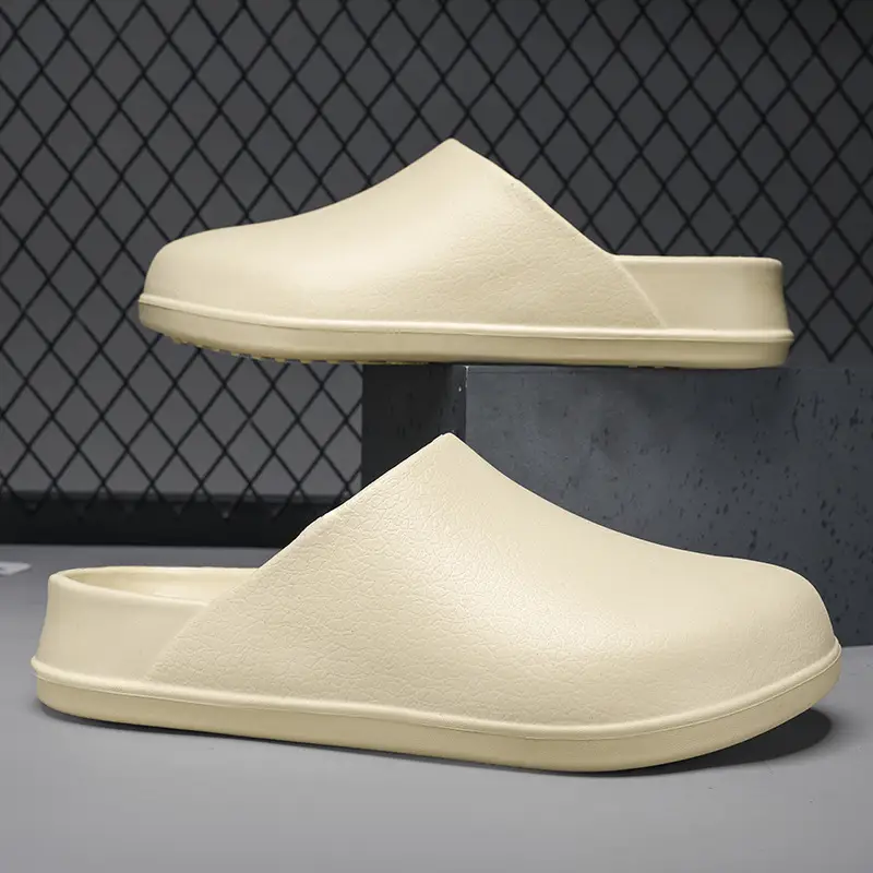 Baotou Women's Summer Non-slip Wear-resistant Non-stinky Foot Sandals All-match Breathable High-end Couple Chef Shoes