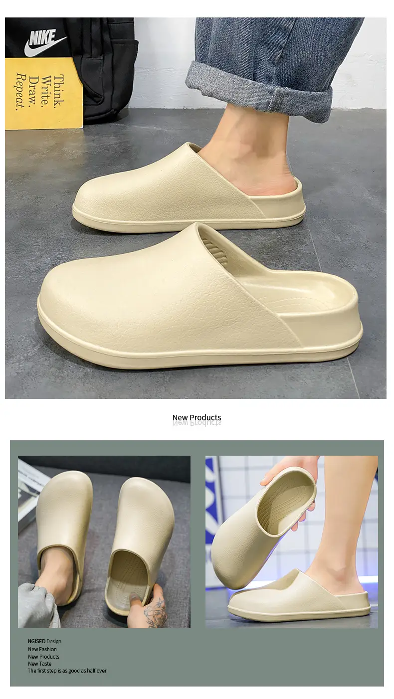 Baotou Women's Summer Non-slip Wear-resistant Non-stinky Foot Sandals All-match Breathable High-end Couple Chef Shoes — feature 11