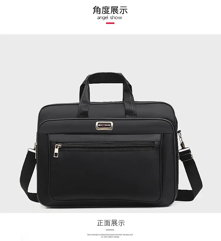 15 Inch Laptop Bag Black Shoulder Travel Office Student — feature 16