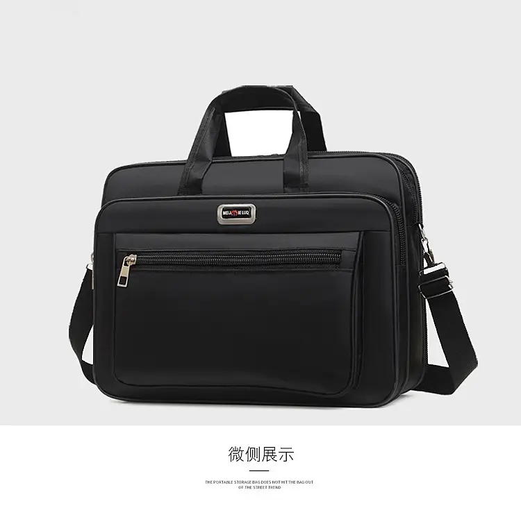 15 Inch Laptop Bag Black Shoulder Travel Office Student — feature 17