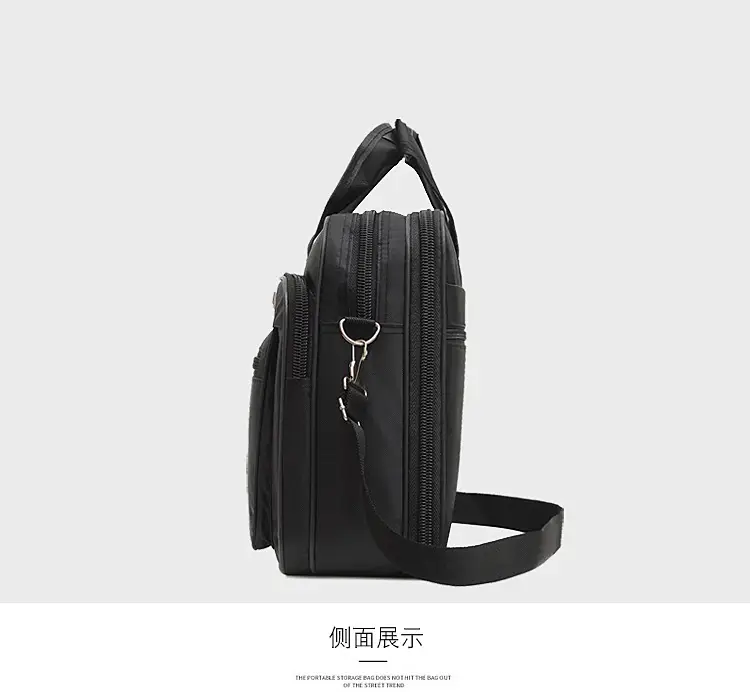 15 Inch Laptop Bag Black Shoulder Travel Office Student — feature 19