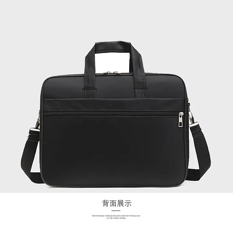 15 Inch Laptop Bag Black Shoulder Travel Office Student — feature 20
