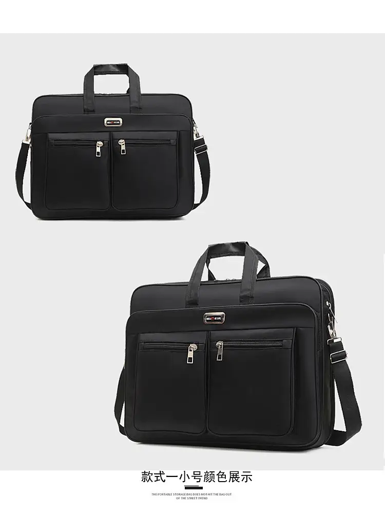 15 Inch Laptop Bag Black Shoulder Travel Office Student — feature 26