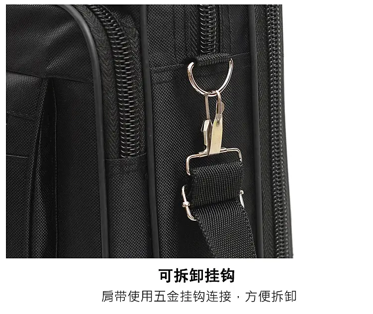 15 Inch Laptop Bag Black Shoulder Travel Office Student — feature 31
