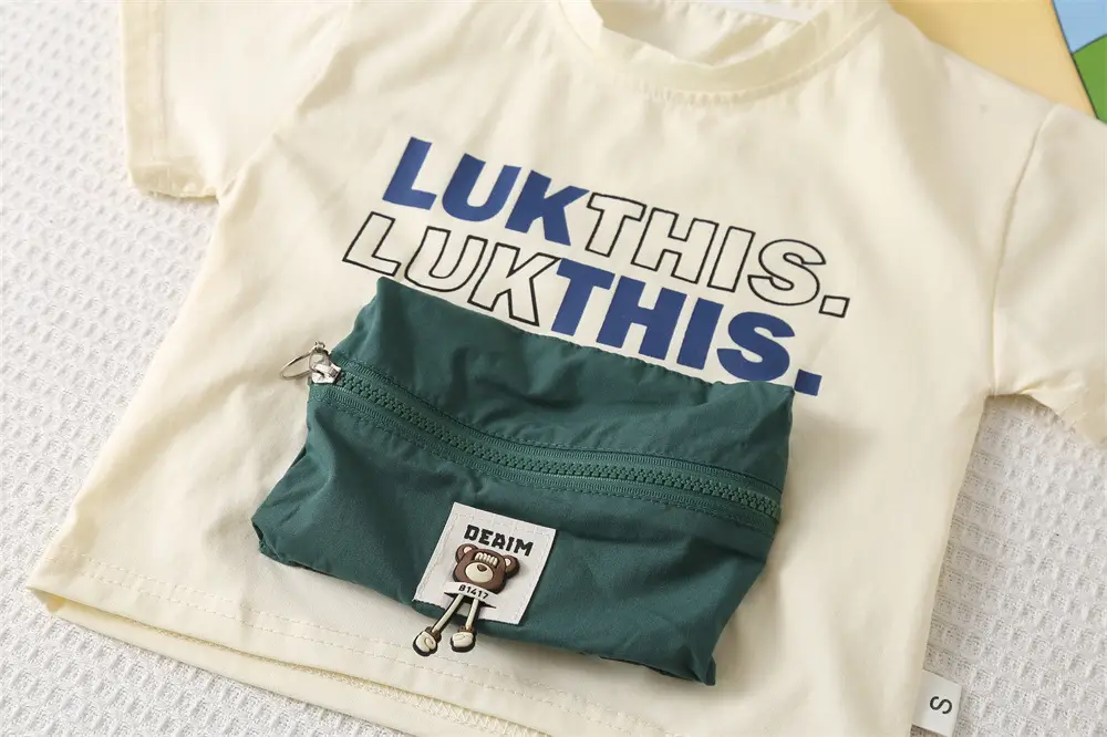 Boys Summer 2-5Yr English T-Shirt Shorts Set — feature 16