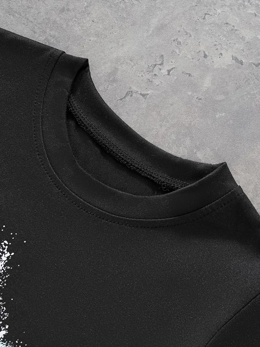 2025 Black Gaming Graphic T-Shirt for Kids - Image 3