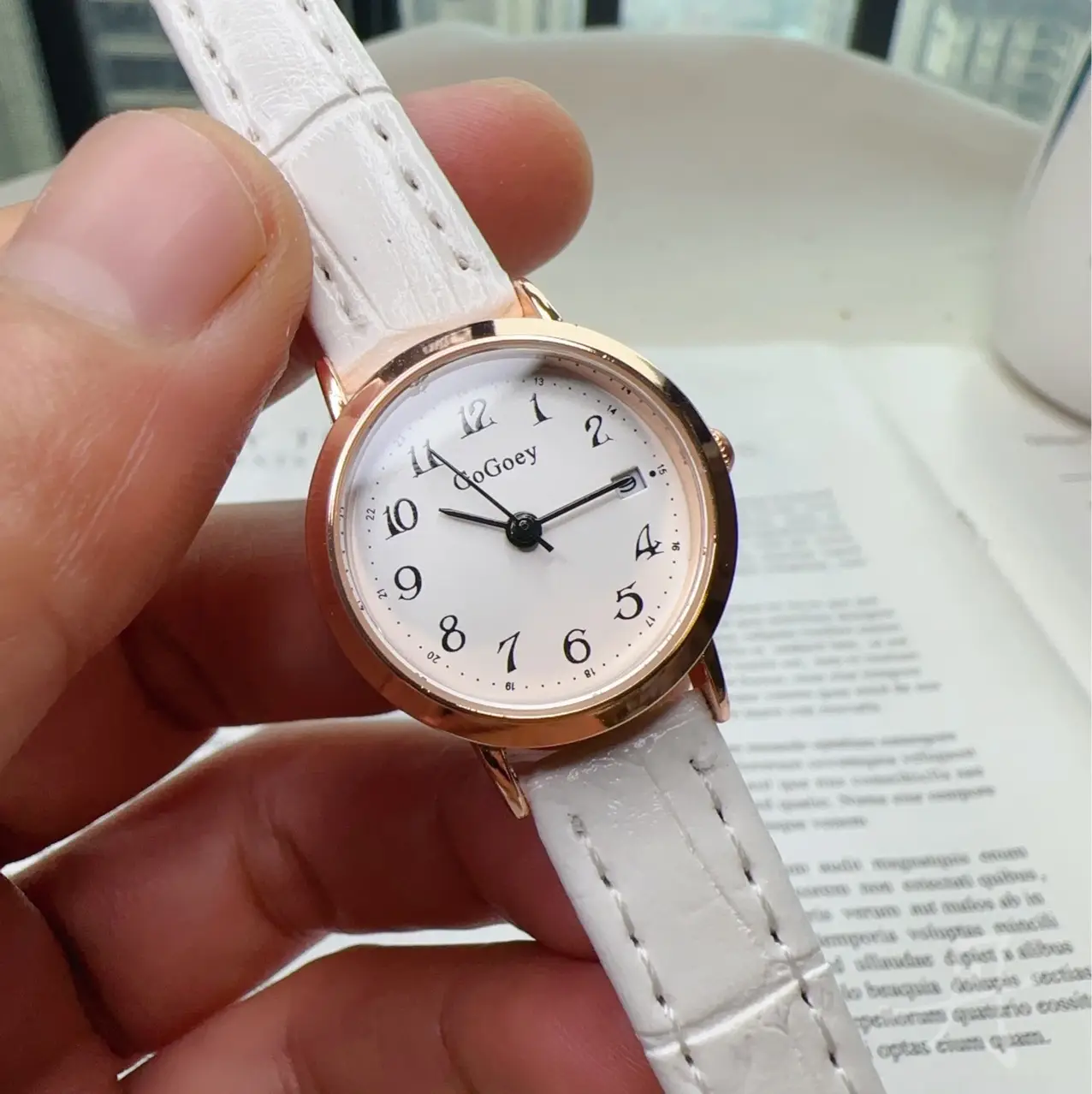 Women's Digital Dial Quartz Watch Red Belt Wholesale - Image 7