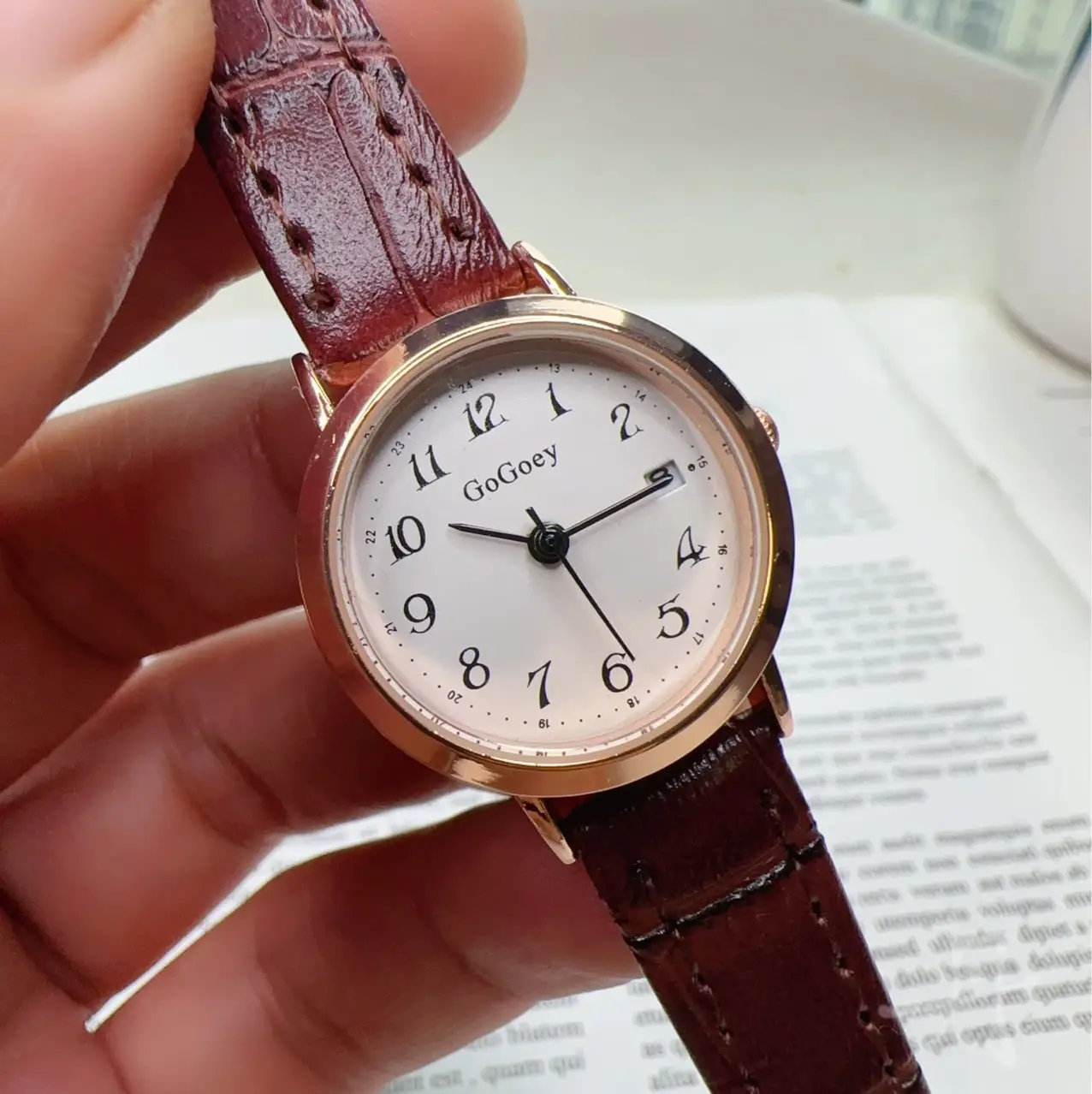 Women's Digital Dial Quartz Watch Red Belt Wholesale - Image 9