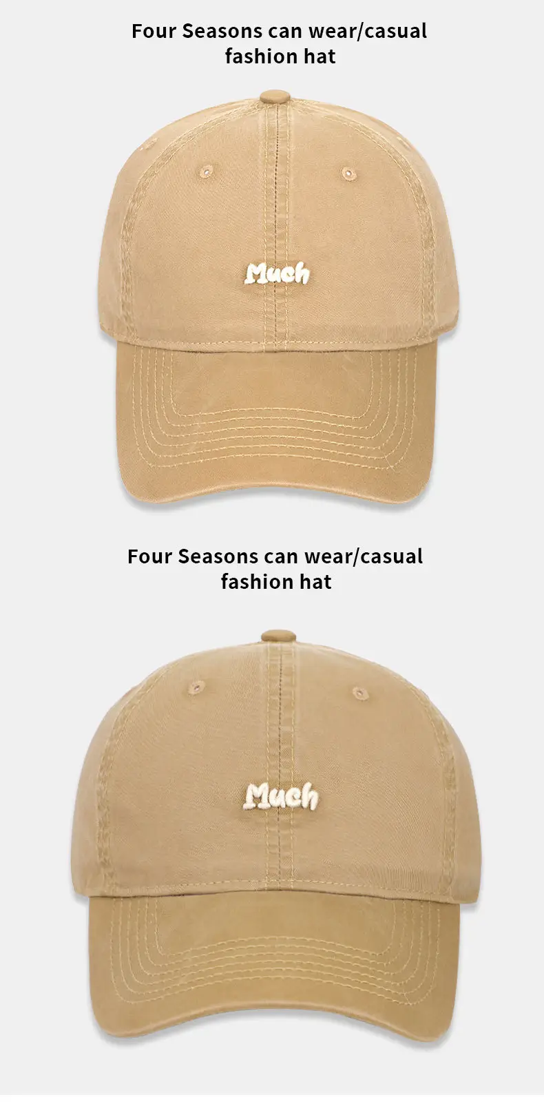 Three-Dimensional Embroidered Baseball Cap Men Sunshade — feature 12