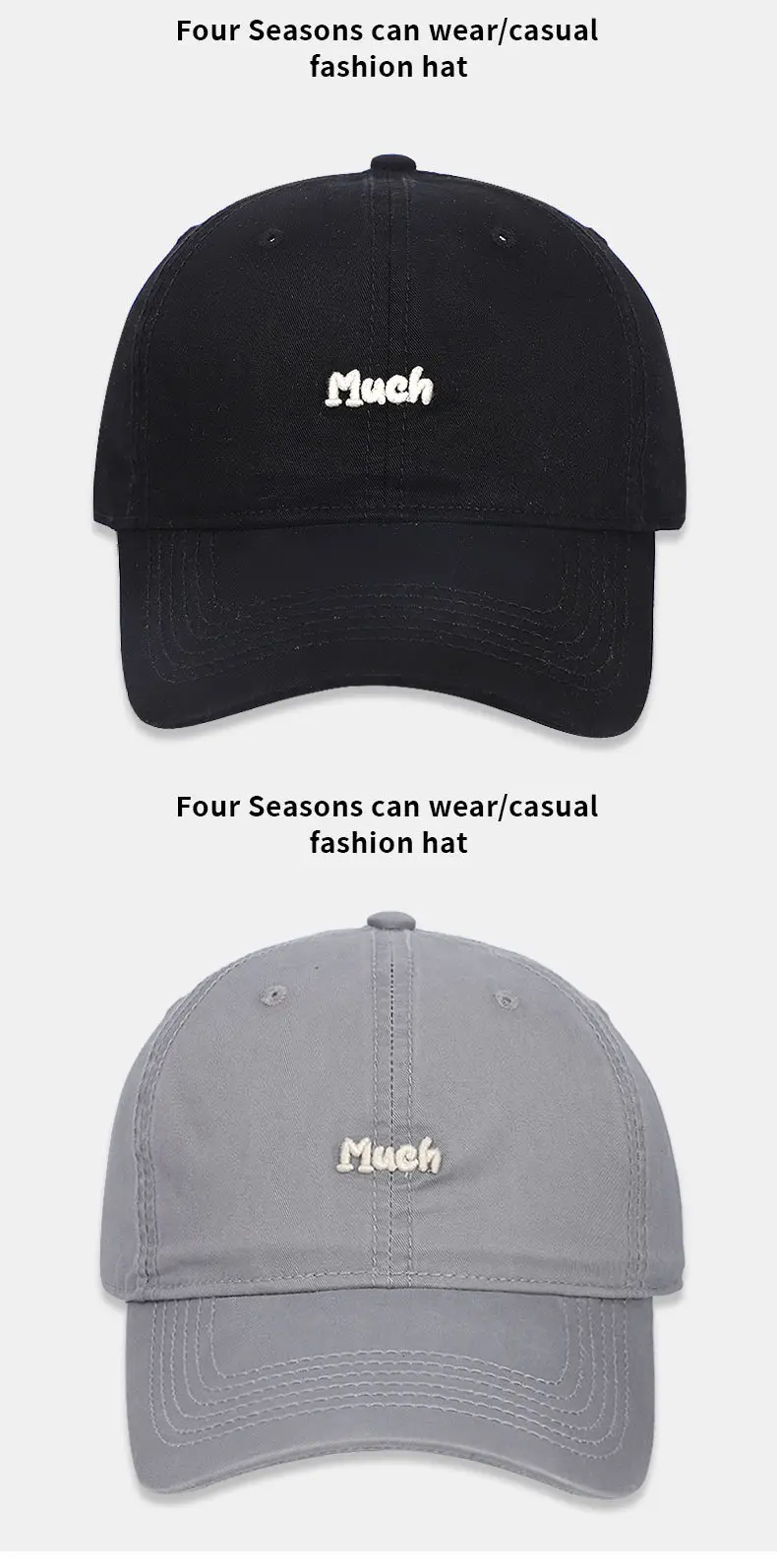 Three-Dimensional Embroidered Baseball Cap Men Sunshade — feature 13