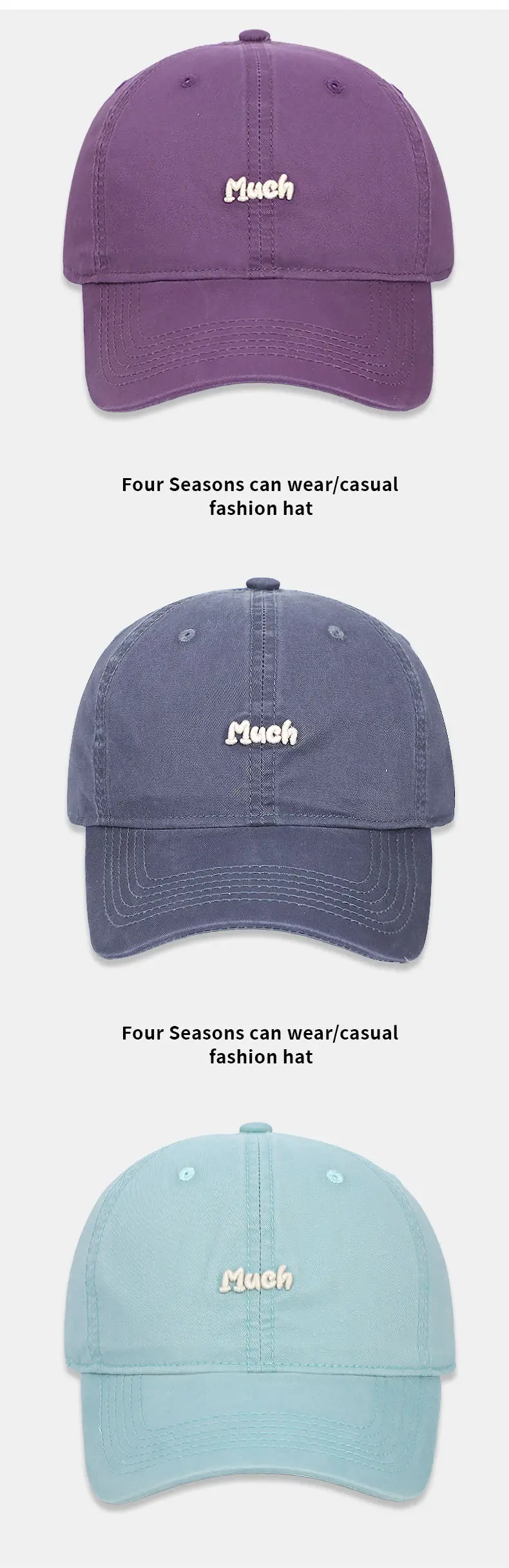 Three-Dimensional Embroidered Baseball Cap Men Sunshade — feature 15