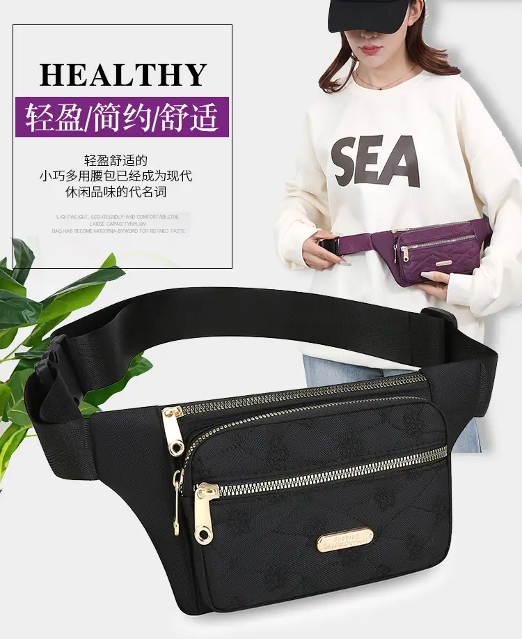 Fashionable Waist Bag for Men - Multi Color, Large Capacity, Mobile & Cash Carry — feature 2