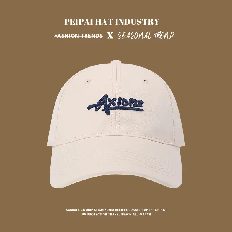 Women's Black Letter Cap Summer Travel Sun Hat — feature 6