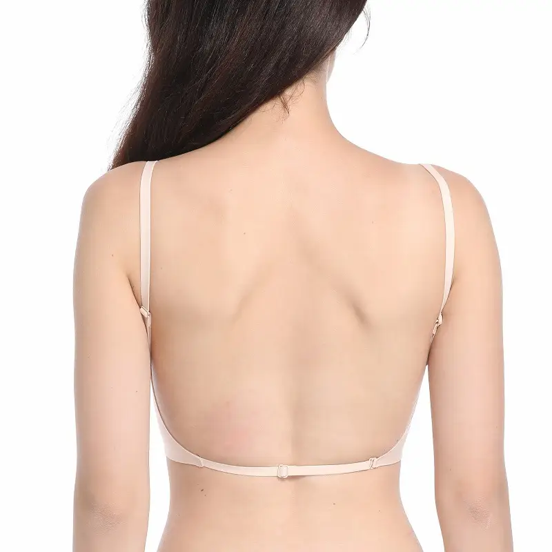 Spring Bra with Cross Back Design No Rims Traceless Jelly - Image 6