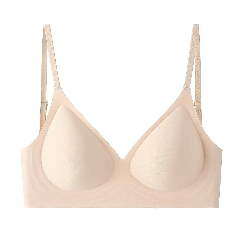 Spring Bra with Cross Back Design No Rims Traceless Jelly - Image 2