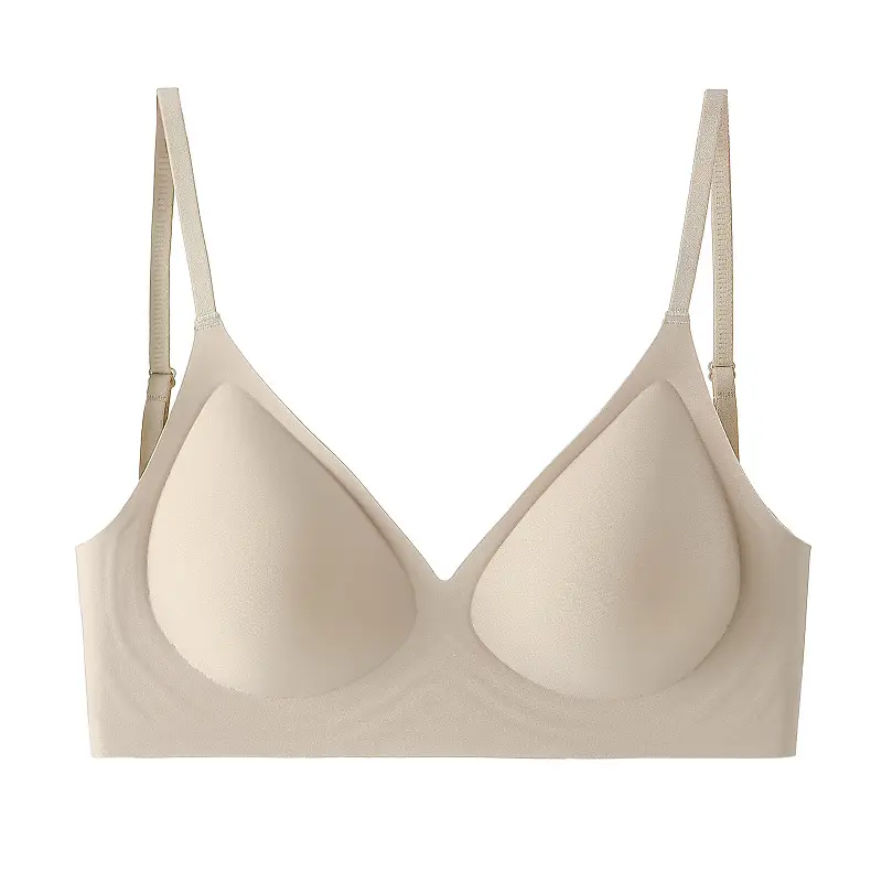 Spring Bra with Cross Back Design No Rims Traceless Jelly - Image 3