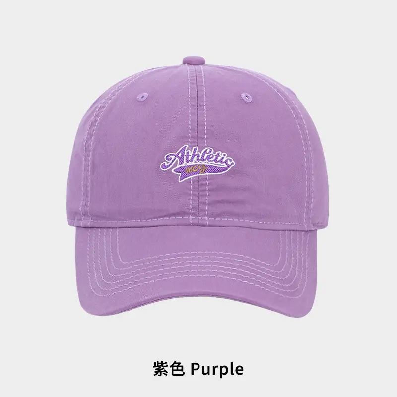 Pink Letter Embroidered Baseball Cap for Women - Image 5