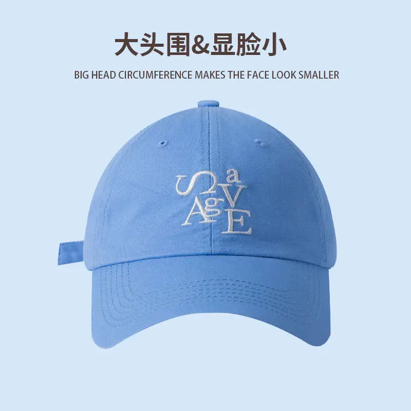 Blue Letter Embroidered Baseball Cap for Women Men - Image 2