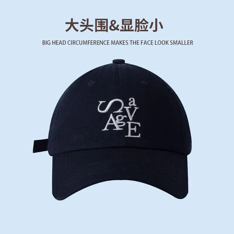 Blue Letter Embroidered Baseball Cap for Women Men - Image 3