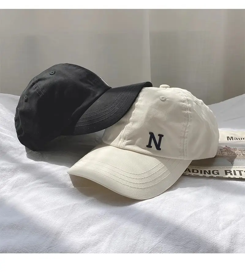Black Embroidered Baseball Cap for Women Unisex — feature 11