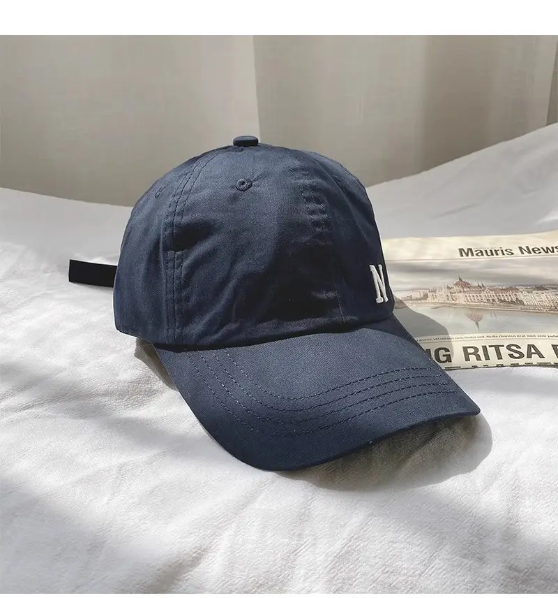 Black Embroidered Baseball Cap for Women Unisex — feature 15