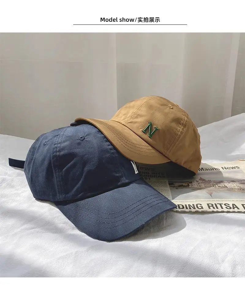 Black Embroidered Baseball Cap for Women Unisex — feature 9