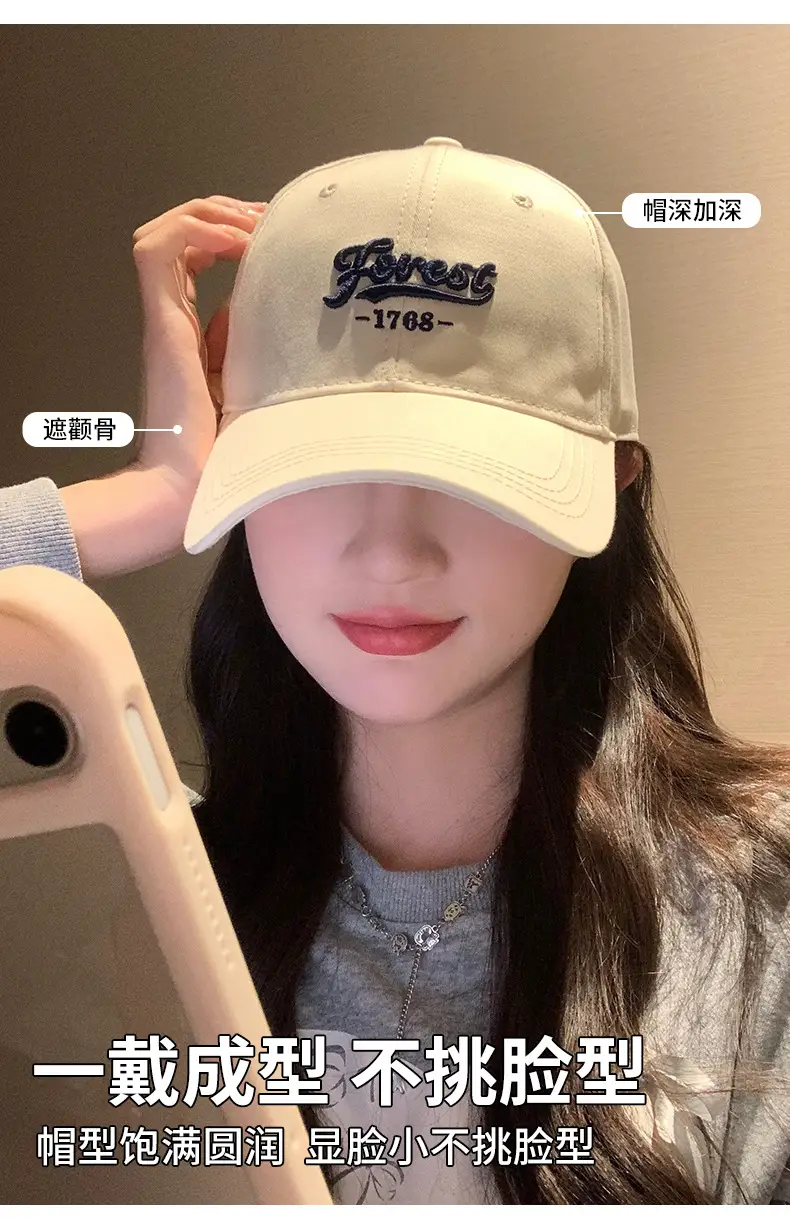 Forest 1768 Beige Baseball Cap for Women — feature 6