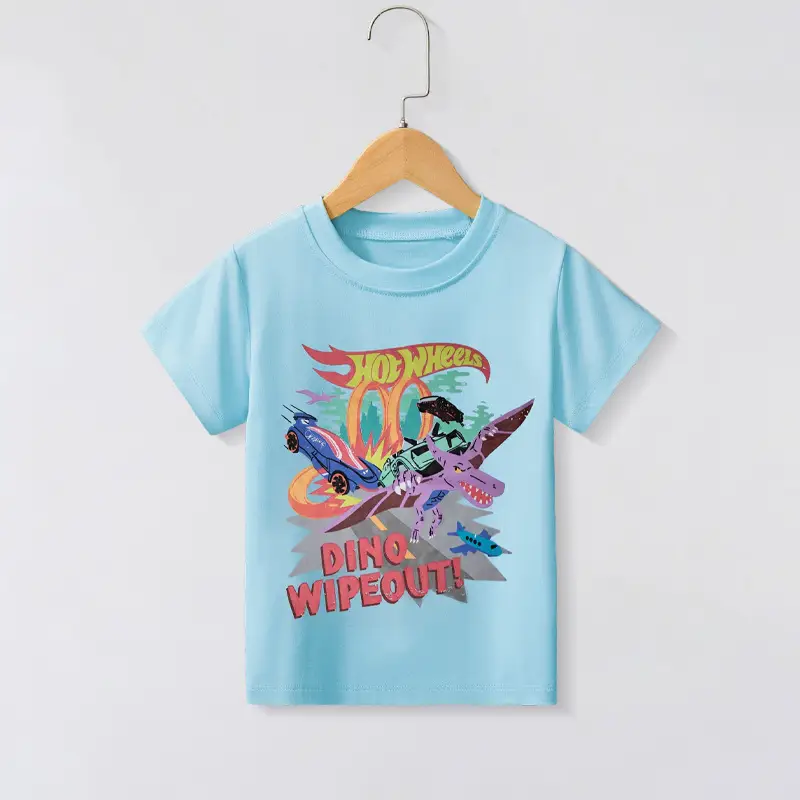 Green Cartoon Elephant T-Shirt for Boys Small Kids - Image 4