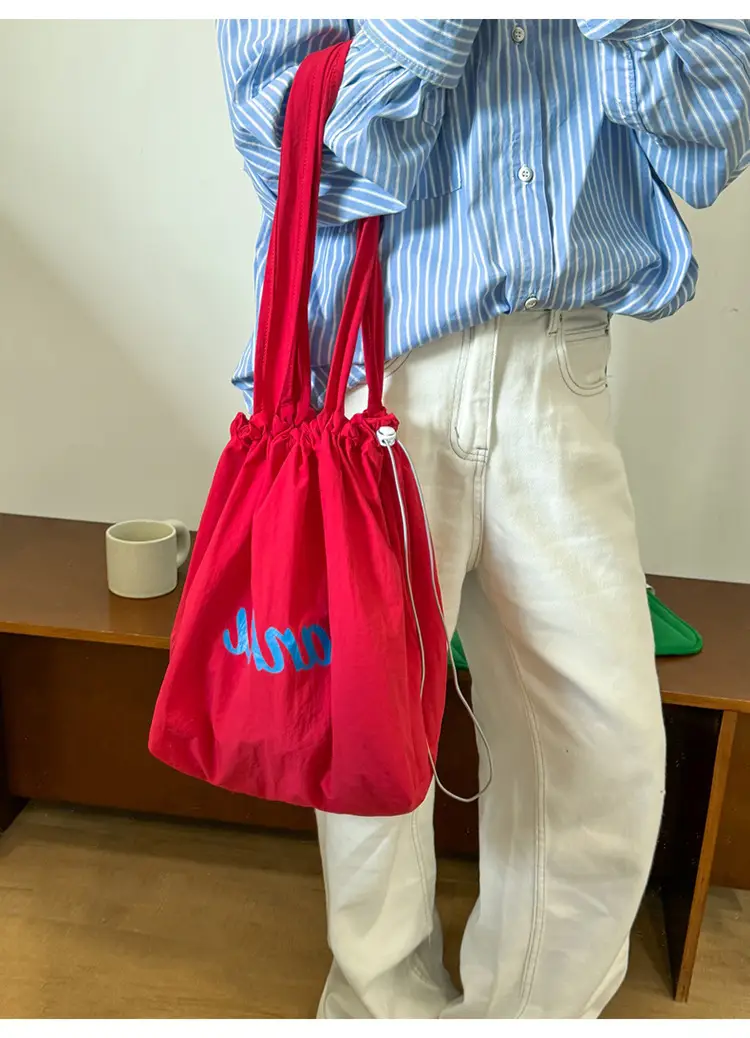 Tianku Drawstring Shoulder Bag for Women Large Capacity Lightweight — feature 22