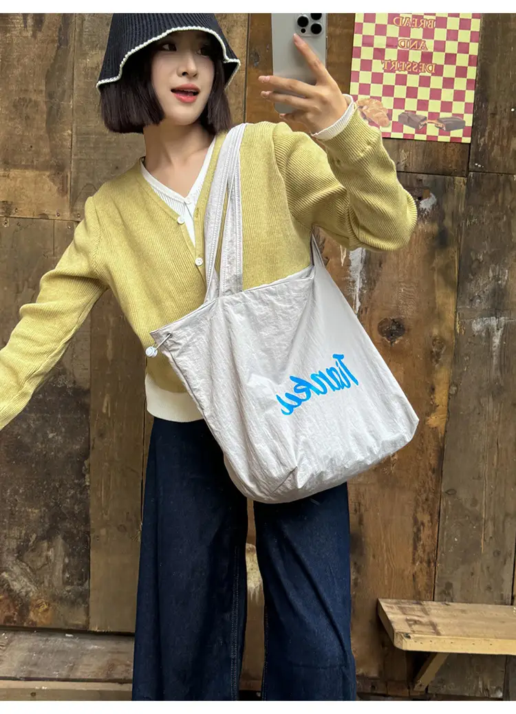 Tianku Drawstring Shoulder Bag for Women Large Capacity Lightweight — feature 24