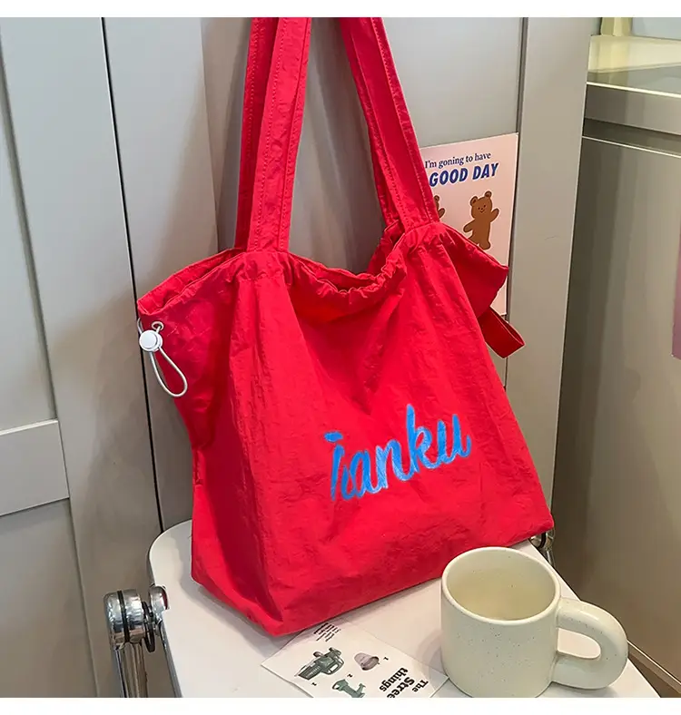 Tianku Drawstring Shoulder Bag for Women Large Capacity Lightweight — feature 34