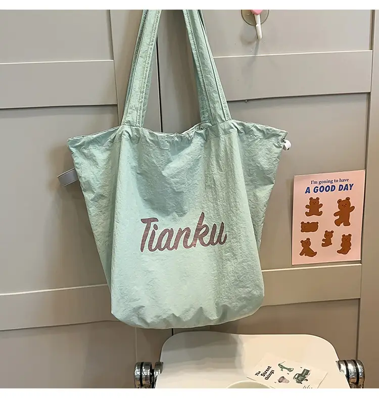 Tianku Drawstring Shoulder Bag for Women Large Capacity Lightweight — feature 35