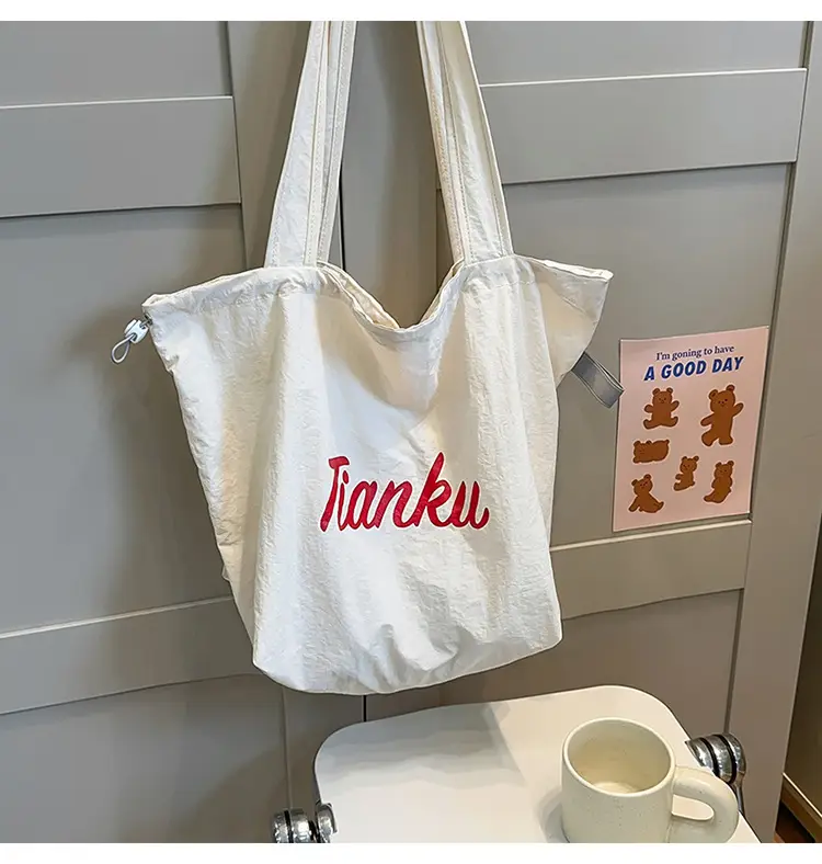 Tianku Drawstring Shoulder Bag for Women Large Capacity Lightweight — feature 37