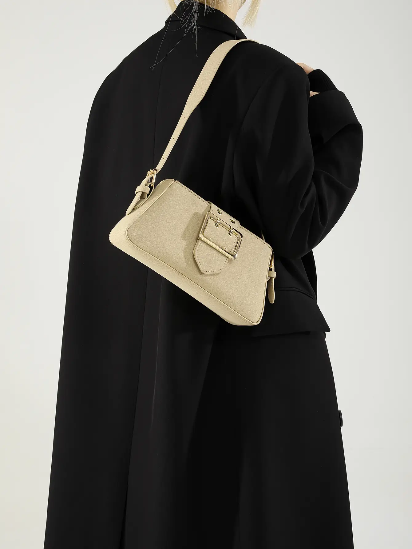 Nude Frosted Shoulder Bag for Women 2025 - Image 8