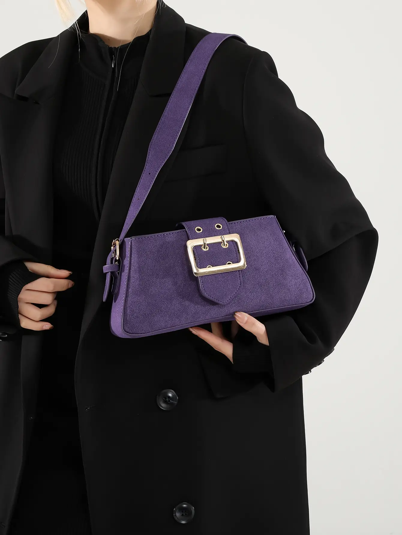 Nude Frosted Shoulder Bag for Women 2025 - Image 9