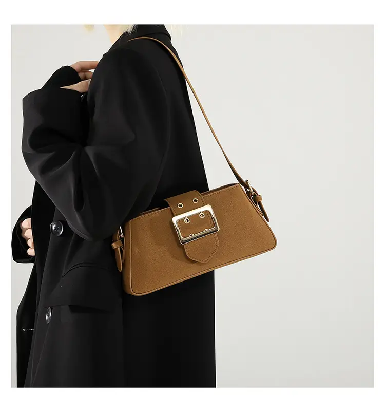 Nude Frosted Shoulder Bag for Women 2025 — feature 21