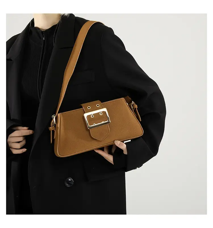 Nude Frosted Shoulder Bag for Women 2025 — feature 22