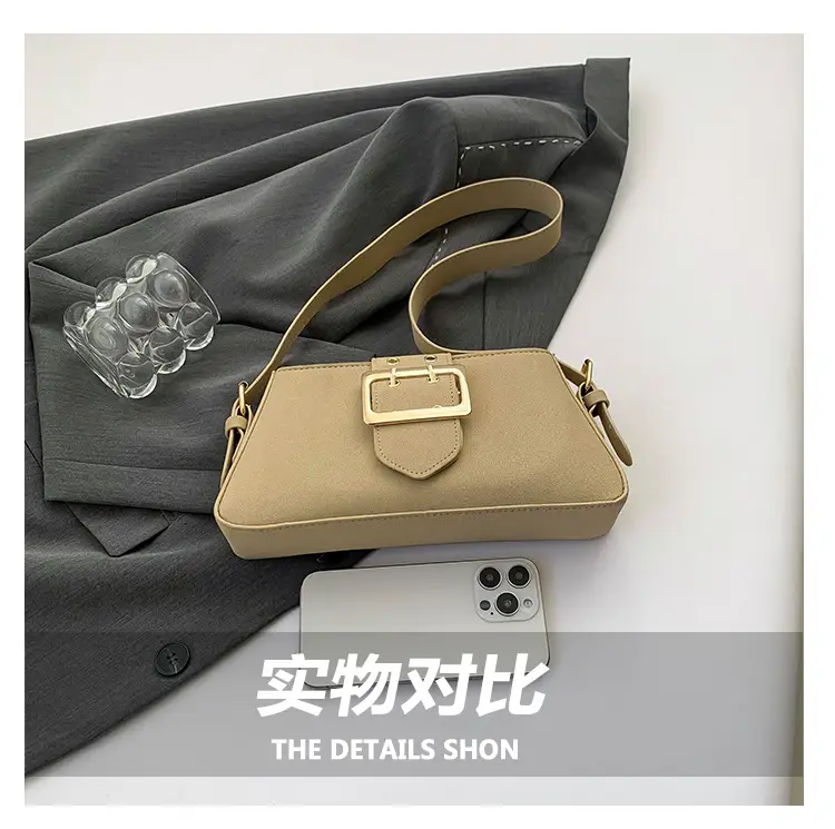 Nude Frosted Shoulder Bag for Women 2025 — feature 8