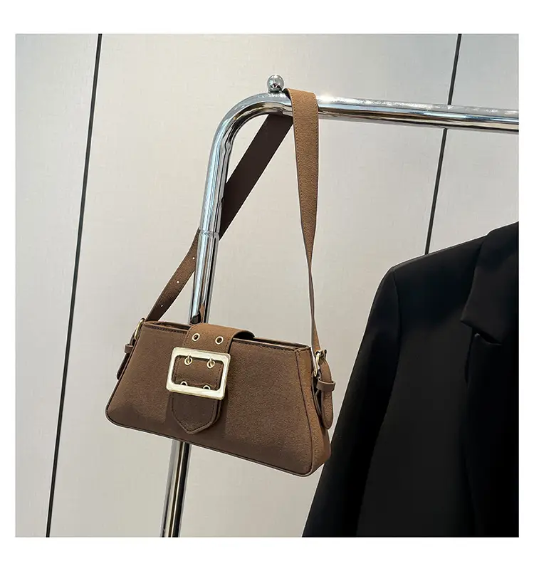 Nude Frosted Shoulder Bag for Women 2025 - Image 3