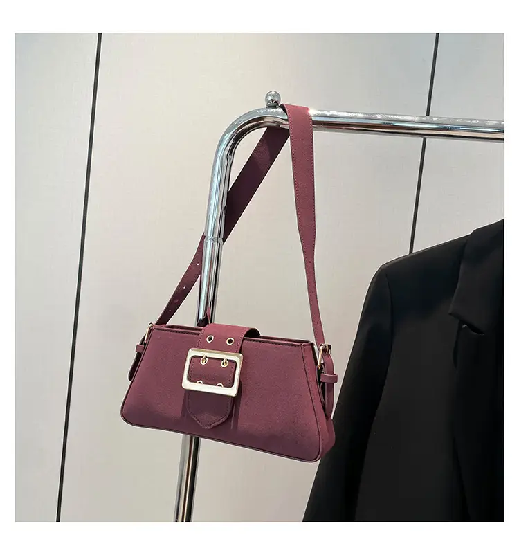 Nude Frosted Shoulder Bag for Women 2025 - Image 4
