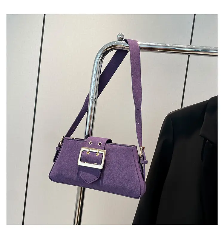 Nude Frosted Shoulder Bag for Women 2025 - Image 5
