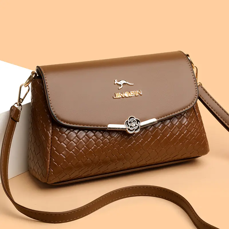 Black New Woven Crossbody Bag for Women - Image 5