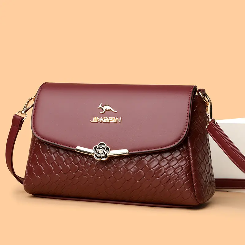 Black New Woven Crossbody Bag for Women - Image 6